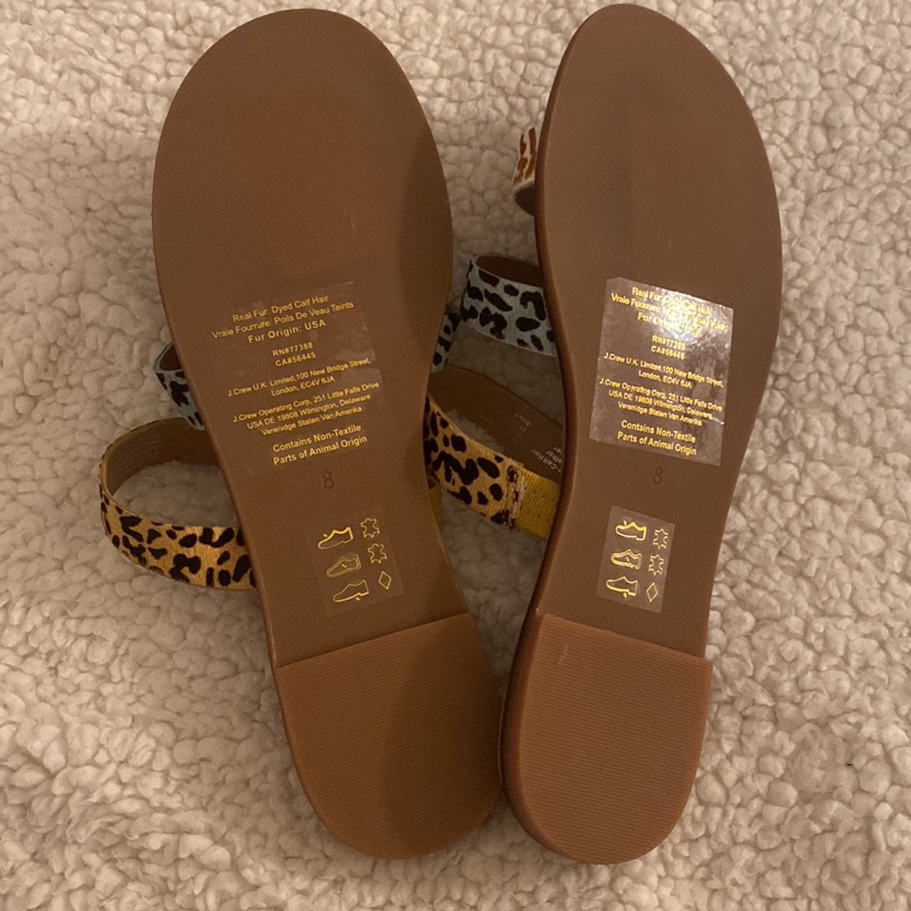 Madewell The Ilana Slide Sandal in Calf Hair - Picture 5 of 6